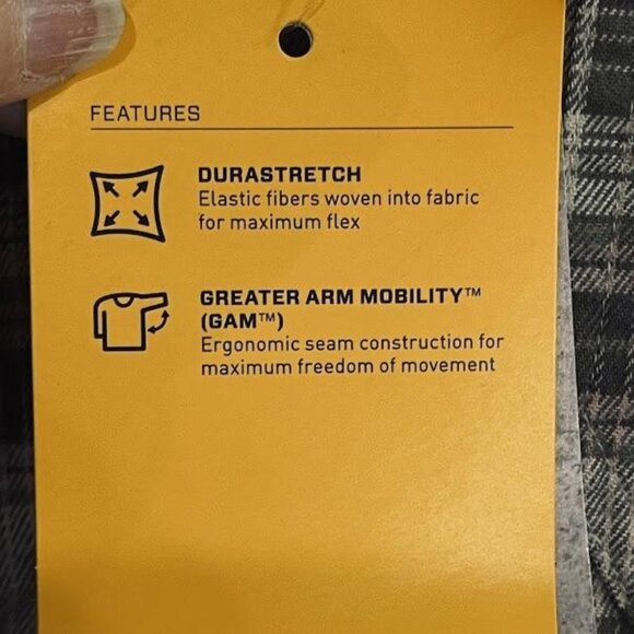 Ariat Rebar Flannel Shirt Womens 2X Plaid Beetle Workwear DuraStretch GAM - Picture 5 of 16